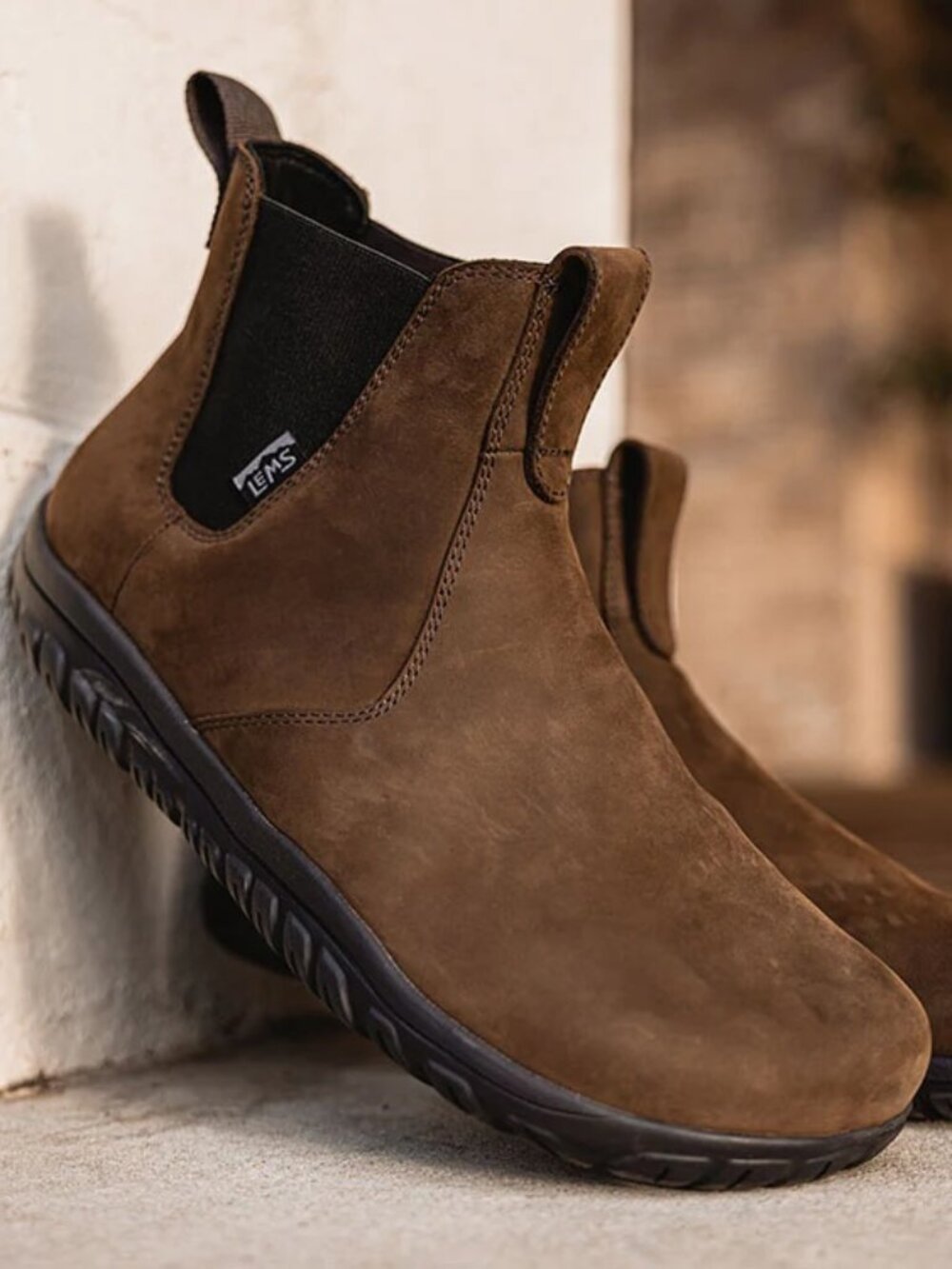 Lems Chelsea Boot Waterproof in Espresso, Size 8 Men / 9.5 Women